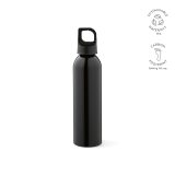 Vue 7 de Gourde Mackenzie rAluminium 690ml. Etanche et bouchon mousqueton