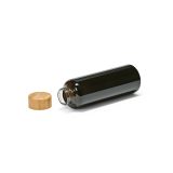 Vue 5 de Gourde Indus en verre borosilicate,bouchon bambou 510ml. Etanche