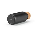 Vue 10 de Gourde Volga rInox 530ml. Bouchon liège. Paroi simple, étanche