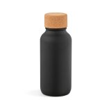 Vue 11 de Gourde Volga rInox 530ml. Bouchon liège. Paroi simple, étanche