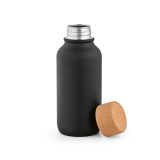 Vue 16 de Gourde Volga rInox 530ml. Bouchon liège. Paroi simple, étanche