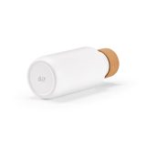Vue 6 de Gourde Volga rInox 530ml. Bouchon liège. Paroi simple, étanche
