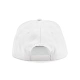 Vue 3 de Casquette Cornell, rCOTON 280 g/m². 5 pans, fermeture à pression