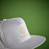 Vue 9 de Casquette Cornell, rCOTON 280 g/m². 5 pans, fermeture à pression