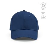 Vue 6 de Casquette Darrell en rCOTON 280 g/m². 6 pans, boucle métallique
