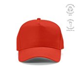 Vue 6 de Casquette Hendrix, rCOTON 280 g/m². 5 pans, boucle métallique
