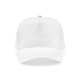 Vue 2 de Casquette Zappa, rPET et rCOTON. 5 pans, fermeture à pression
