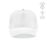 Vue 8 de Casquette Zappa, rPET et rCOTON. 5 pans, fermeture à pression