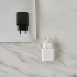 Vue 4 de Chargeur mural Franklin, rABS, 20W, USB-C & A, charge rapide