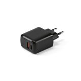 Vue 1 de Chargeur mural Franklin, rABS, 20W, USB-C & A, charge rapide