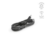 Vue 10 de Câble de charge Koch, rPET 1m, USB-C/USB-C, charge rapide
