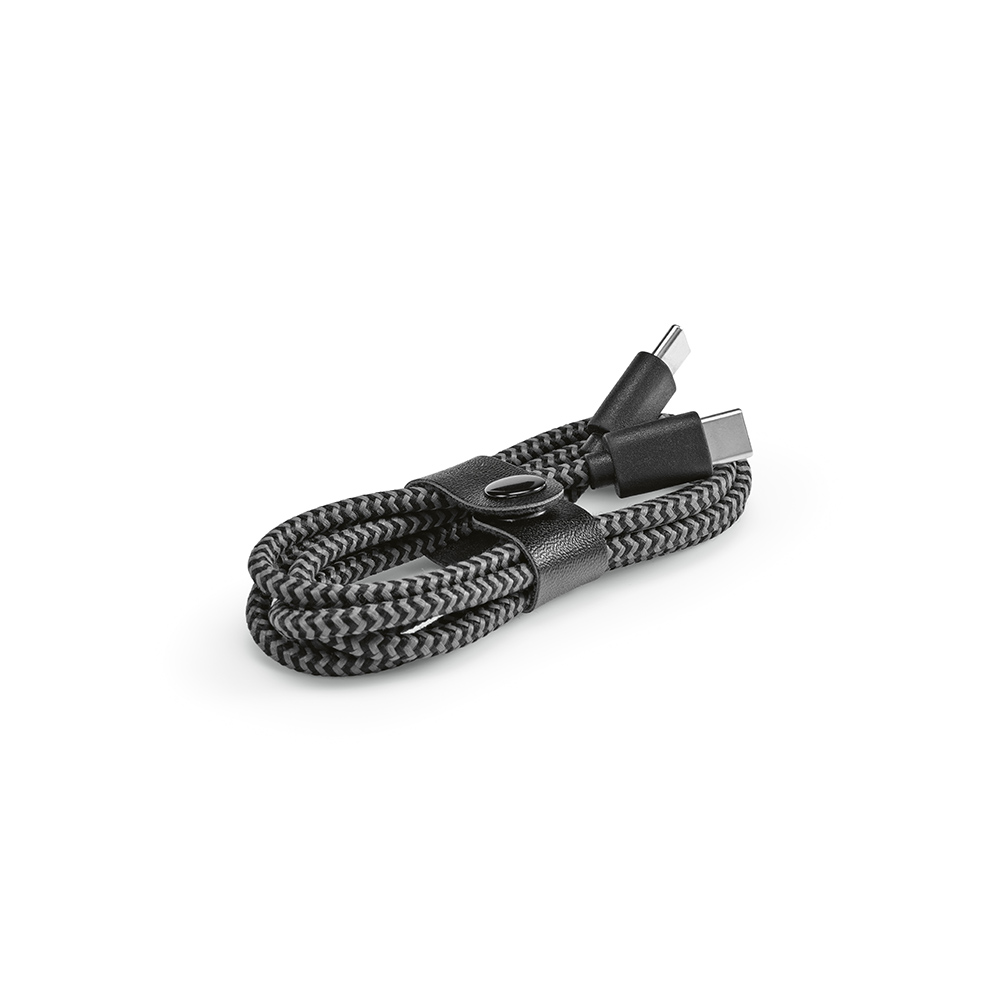 Câble de charge Koch, rPET 1m, USB-C/USB-C, charge rapide