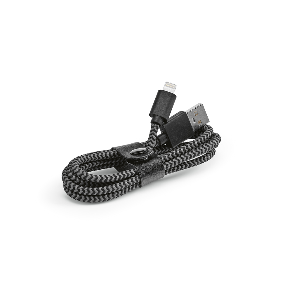 Câble de charge Bernoulli, rPET 1m, USB-A vers Lightning