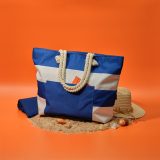 Vue 6 de Sac isotherme Athens 15L rPET, poches et poignées coton