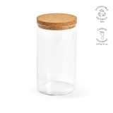 Vue 8 de Bocal Magritte 1000 verre borosilicaté 1015 ml, couvercle liège