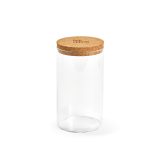 Vue 9 de Bocal Magritte 1000 verre borosilicaté 1015 ml, couvercle liège