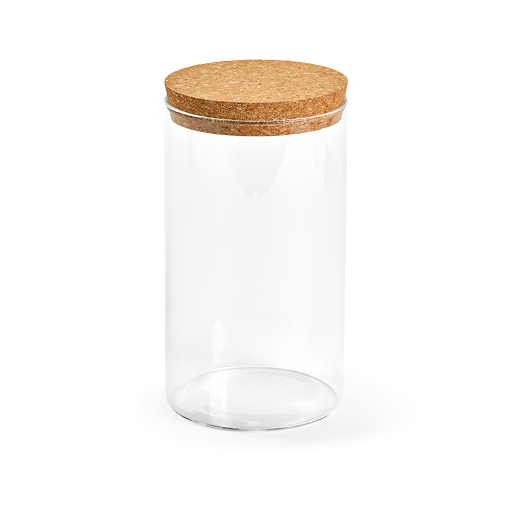 Bocal Magritte 1000 verre borosilicaté 1015 ml, couvercle liège