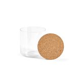 Vue 4 de Bocal Magritte 500 verre borosilicaté 580 ml, couvercle liège