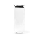 Vue 2 de Bocal Delacroix 2100 verre borosilicaté 2130 ml, couvercle rInox