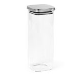 Vue 1 de Bocal Delacroix 2100 verre borosilicaté 2130 ml, couvercle rInox