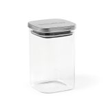 Vue 8 de Bocal Delacroix 1200 verre borosilicaté 1270 ml, couvercle rInox