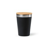 Vue 11 de Gobelet Don rSS 400ml avec couvercle bambou. Double paroi