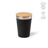 Vue 12 de Gobelet Don rSS 400ml avec couvercle bambou. Double paroi