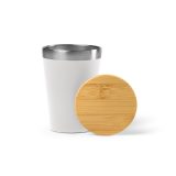 Vue 5 de Gobelet Don rSS 400ml avec couvercle bambou. Double paroi