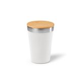 Vue 1 de Gobelet Don rSS 400ml avec couvercle bambou. Double paroi