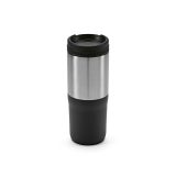 Vue 3 de Gobelet de voyage Orange rSS 600ml. Triple paroi, étanche