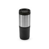 Vue 2 de Gobelet de voyage Orange rSS 600ml. Triple paroi, étanche