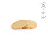 Vue 5 de Sous-verres Christo en bambou, set de 4