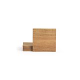 Vue 2 de Sous-verres Velázquez en bois d’acacia, set de 4