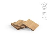 Vue 5 de Sous-verres Velázquez en bois d’acacia, set de 4