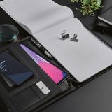 Vue 5 de Conférencier Orwell A5 rPU, bloc 64p, fermeture zippée