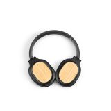 Vue 3 de Casque sans fil Fleming en rABS/bambou, 400mAh, autonomie 8h