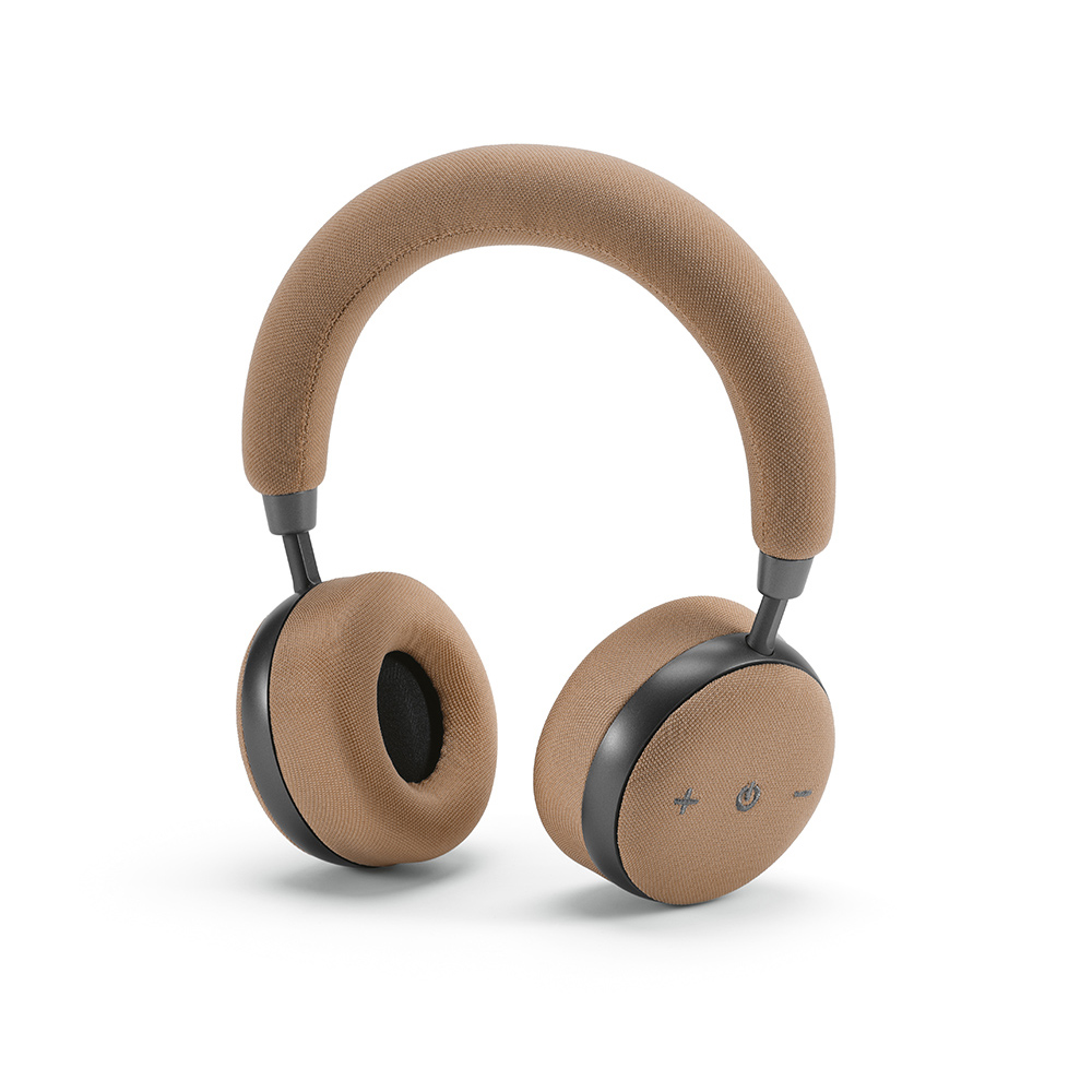 Casque sans fil Bell en rABS/bambou, ANC, 500mAh, autonomie 20h.