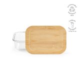 Vue 6 de Boîte repas Van Gogh 500,verre borosilicaté et bambou 520 ml