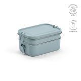 Vue 8 de Boîte repas Tintoretto rInox 1240 ml,2 niveaux,fermeture latérale