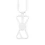 Vue 1 de Dragonne universelle Infinity pour téléphone. rPET et silicone.