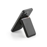 Vue 7 de Porte-cartes et support pour téléphone 2-en-1 Hilbert. Cuir vegan