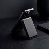 Vue 5 de Porte-cartes et support pour téléphone 2-en-1 Hilbert. Cuir vegan