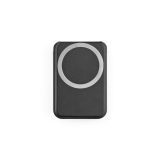 Vue 3 de Porte-cartes et support pour téléphone 2-en-1 Hilbert. Cuir vegan