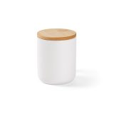 Vue 8 de Mug Douro céramique, bouchon /anse en bambou 380 ml. Sublimation
