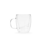 Vue 3 de Tasse Elbe 220 en verre borosilicate 250 ml