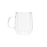 Vue 3 de Tasse Elbe 450 en verre borosilicate 440 ml