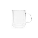 Vue 2 de Tasse Elbe 450 en verre borosilicate 440 ml