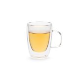 Vue 4 de Tasse Elbe 350 en verre borosilicate 300 ml