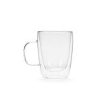 Vue 3 de Tasse Elbe 350 en verre borosilicate 300 ml