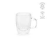 Vue 7 de Tasse Elbe 350 en verre borosilicate 300 ml
